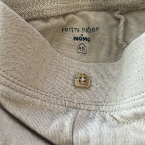 Petite Maison - 3 Piece 100% Cotton Hooded Jacket, Long Sleeve and Pant Set - Picture 4 of 6